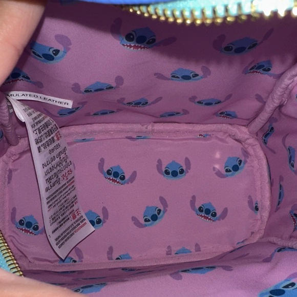 Loungefly Disney Parks Stitch and Angel Kids Backpack - Pink and Blue - Picture 10 of 10